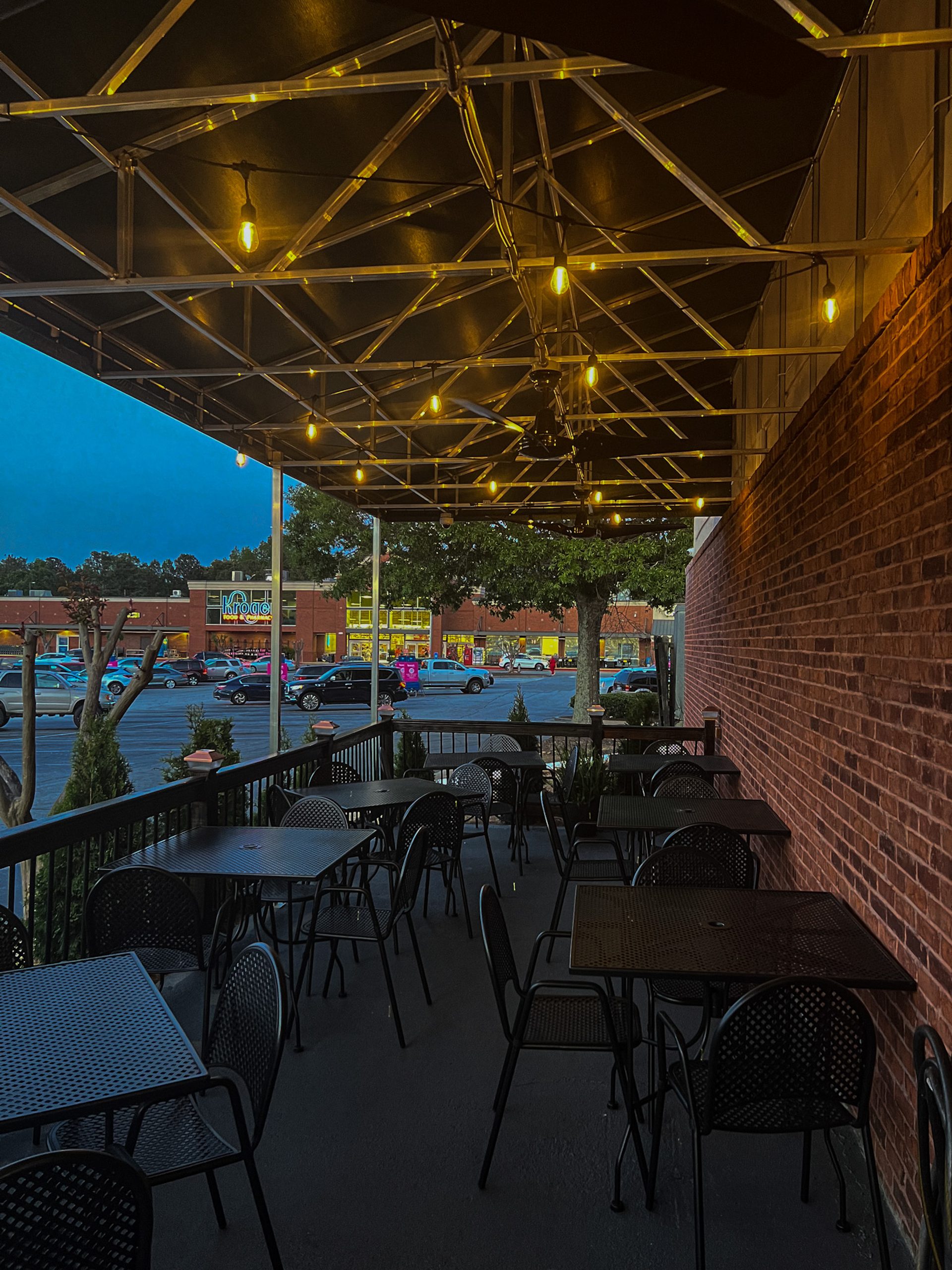 Our patio in Covington