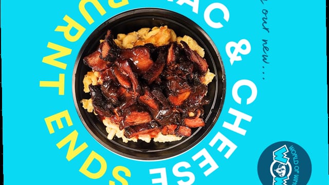 Mac and Cheese Burnt Ends.